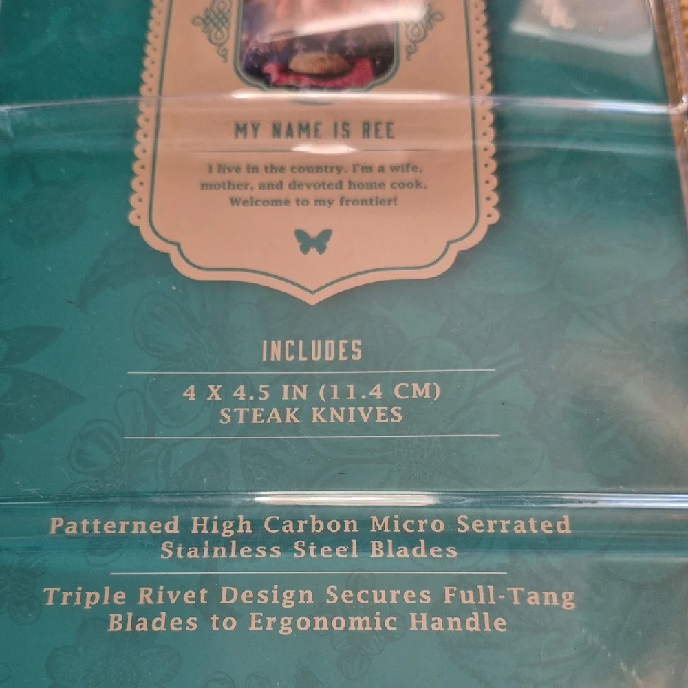 The Pioneer Woman Blue Floral Steak Knives
